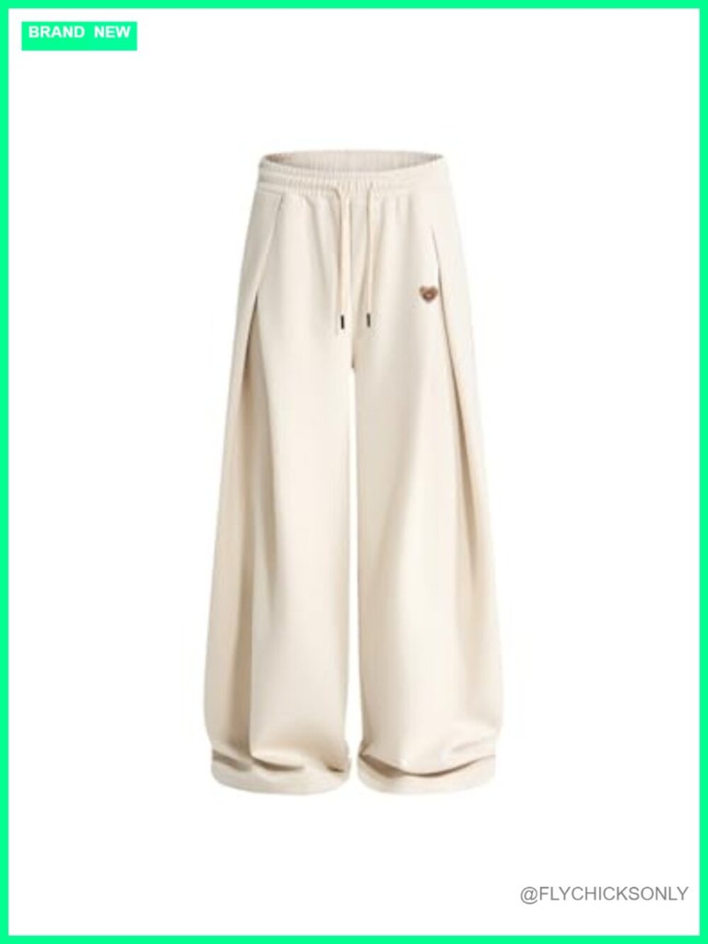 Pleated Baggy Sweatpants Wide Leg Elastic Waist Lounge Pants